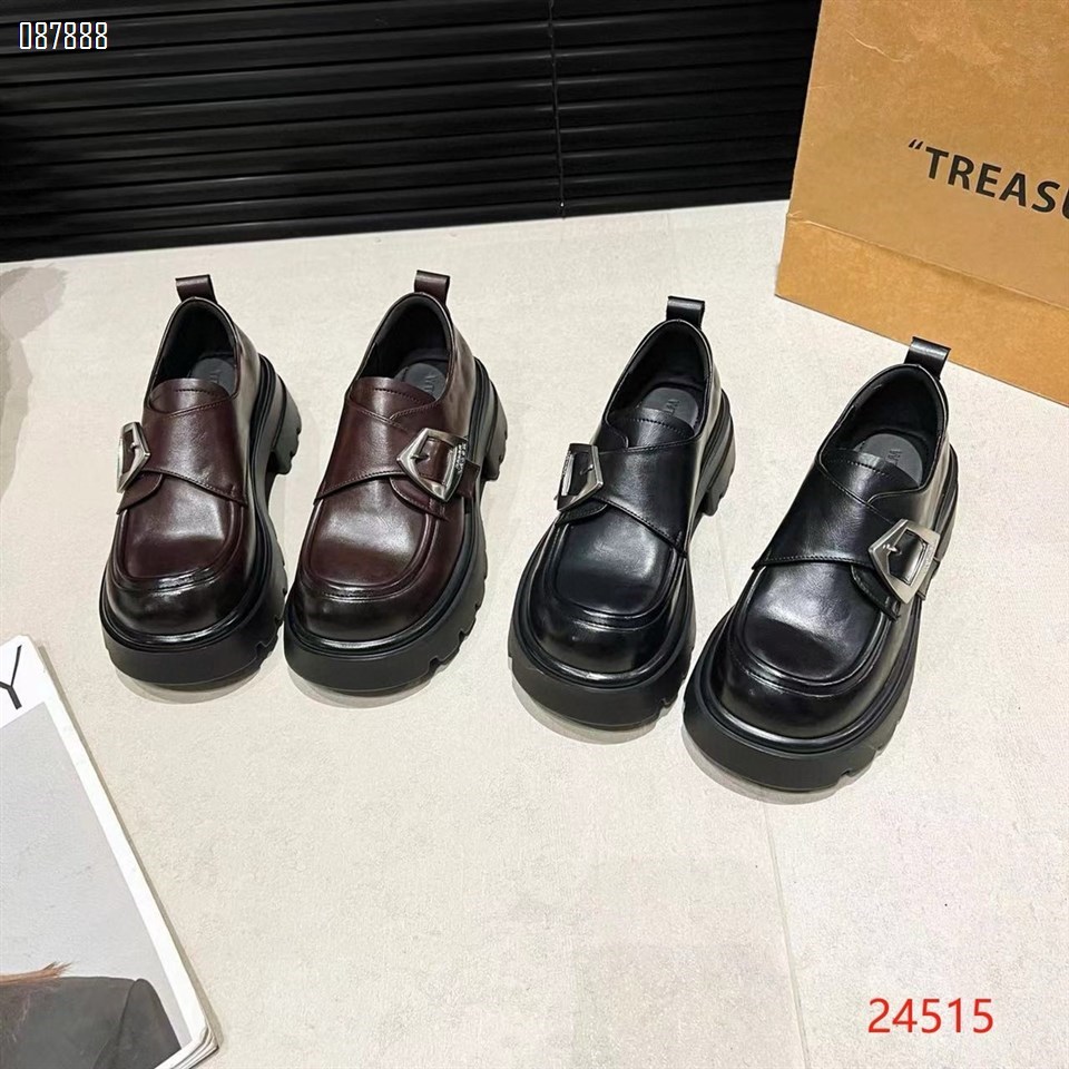 【单双可补货】特价清仓不退不换真皮小皮鞋复古乐福鞋SA24515