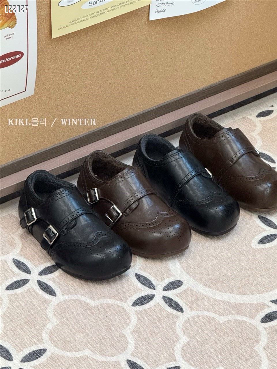 【单双可补货】新款绒里单鞋贝果博物馆 SA5069