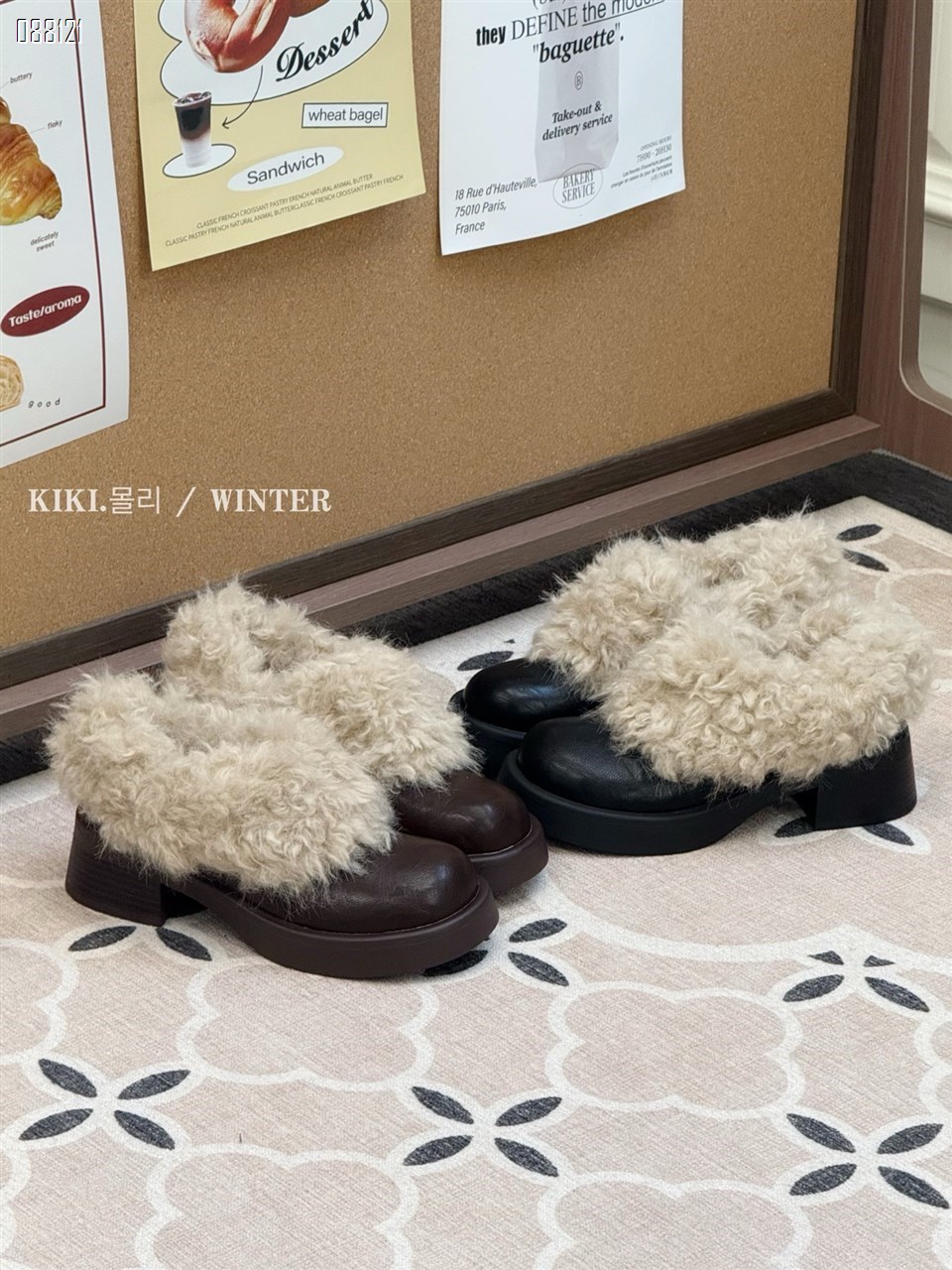 【单双可补货】新款绒里单鞋伦敦初雪SA33004