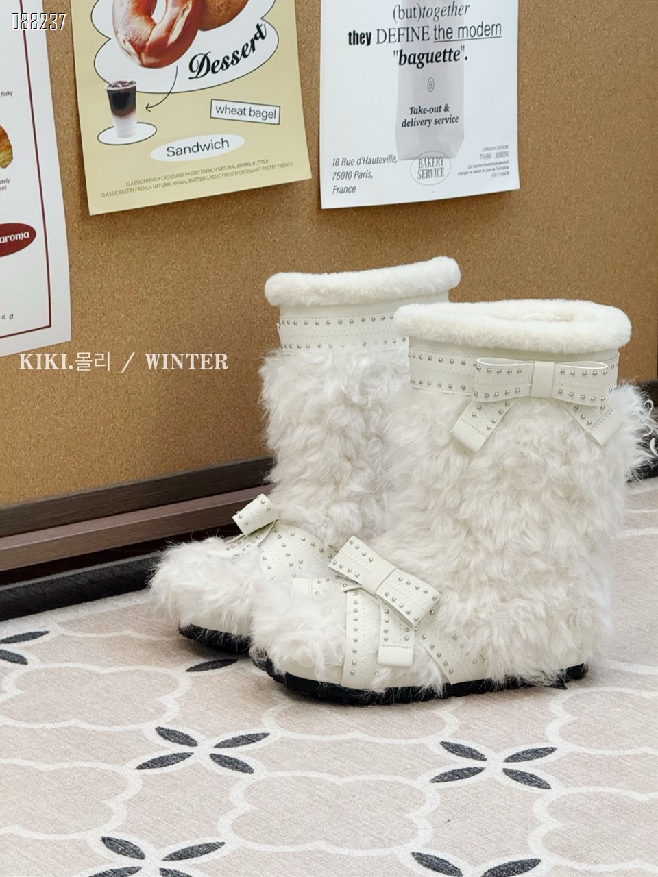 【单双可补货】新款绒里毛毛雪地靴SA1634