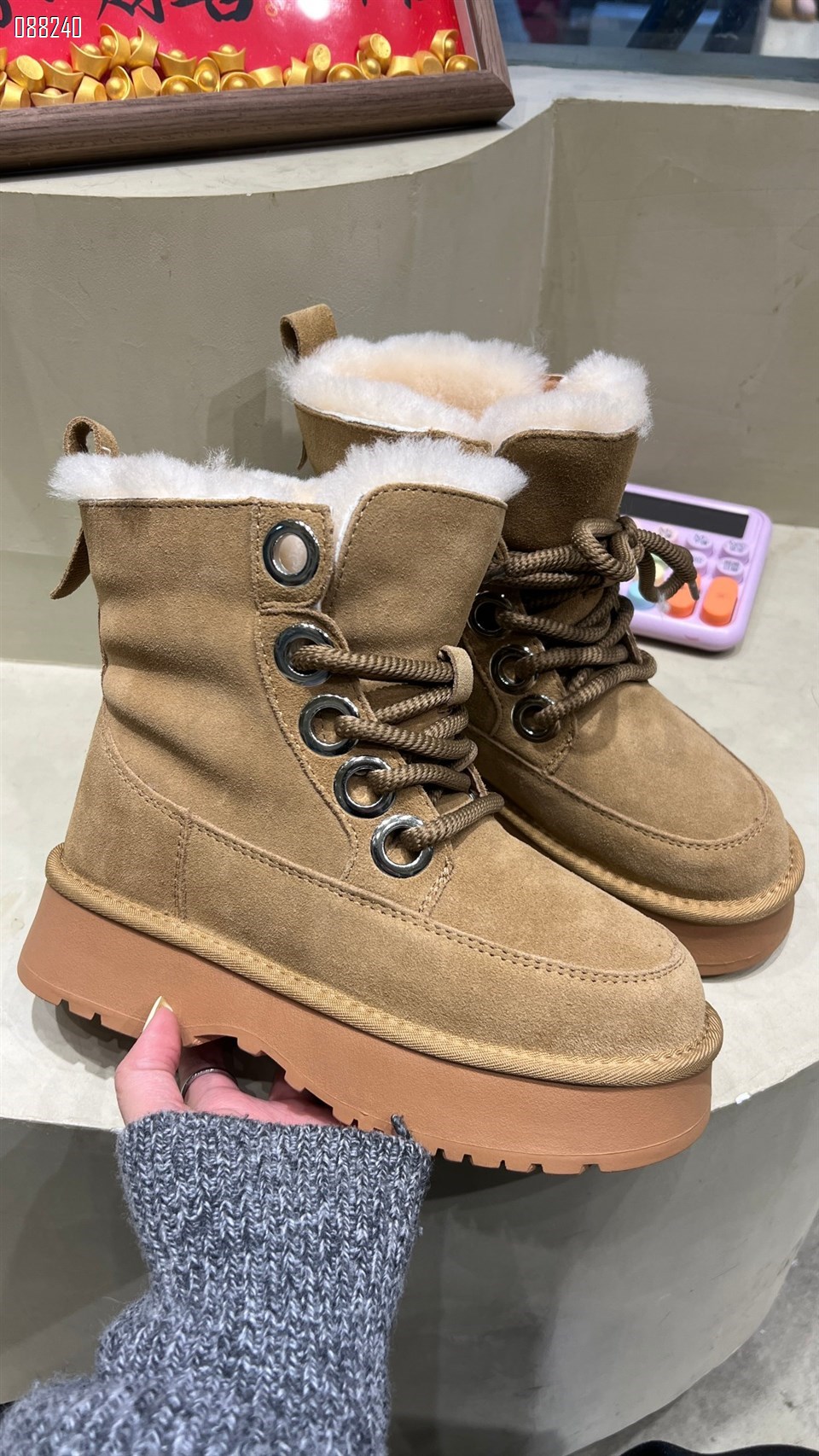 【单双可补货】新款厚底雪地靴SA1615