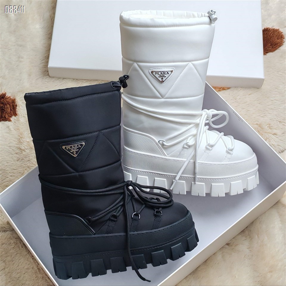 【单双可补货】新款新款加绒保暖滑雪靴三角标齿轮厚底 SA59015
