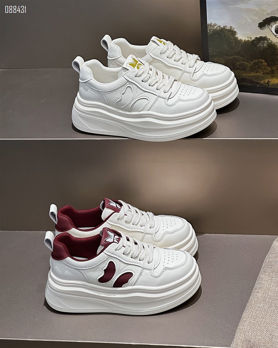 【单双可补货】新款厚底女休闲鞋小白鞋SA9087