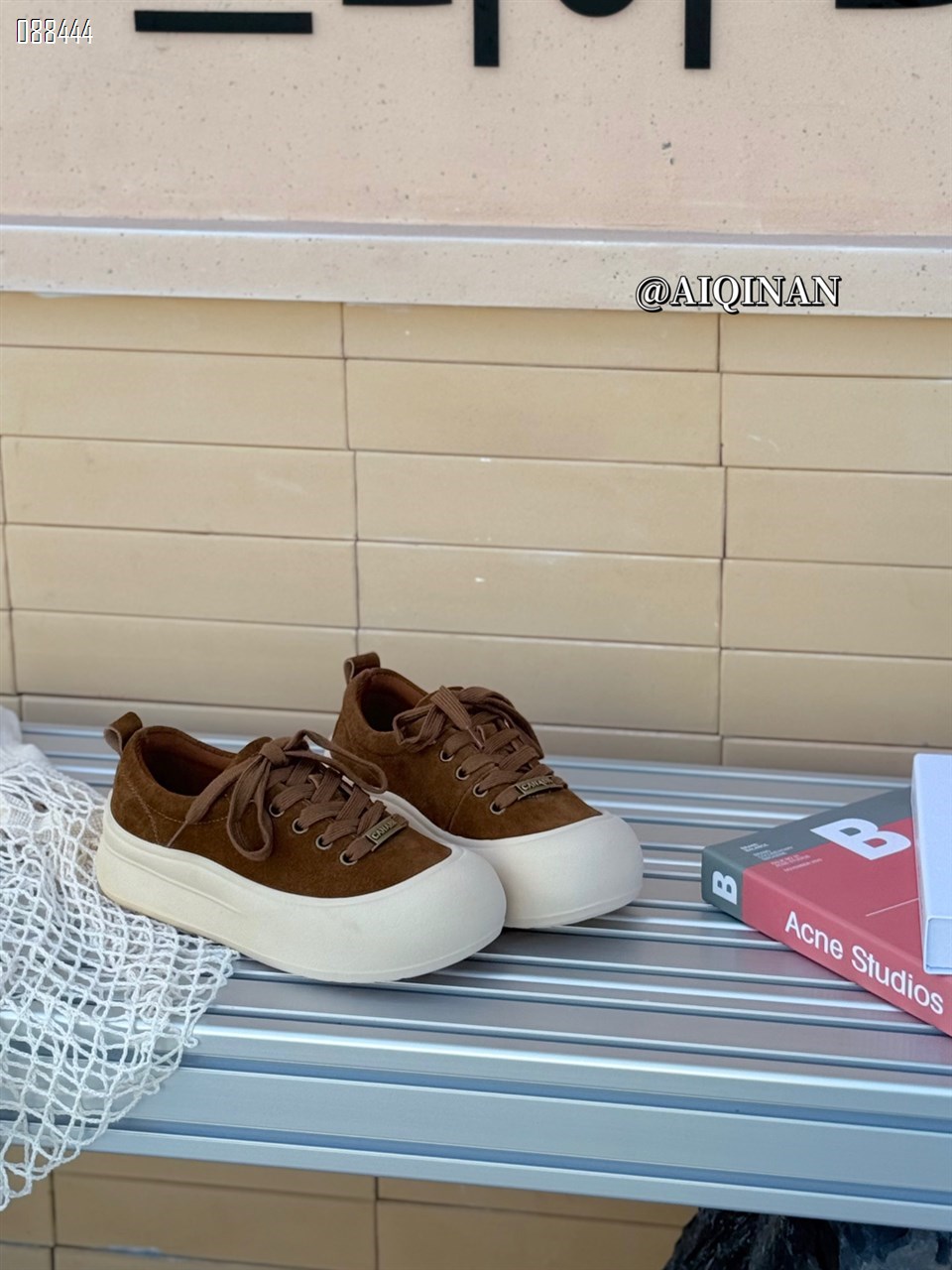 【单双可补货】新款复古厚底鞋休闲鞋安可秋格SA2901