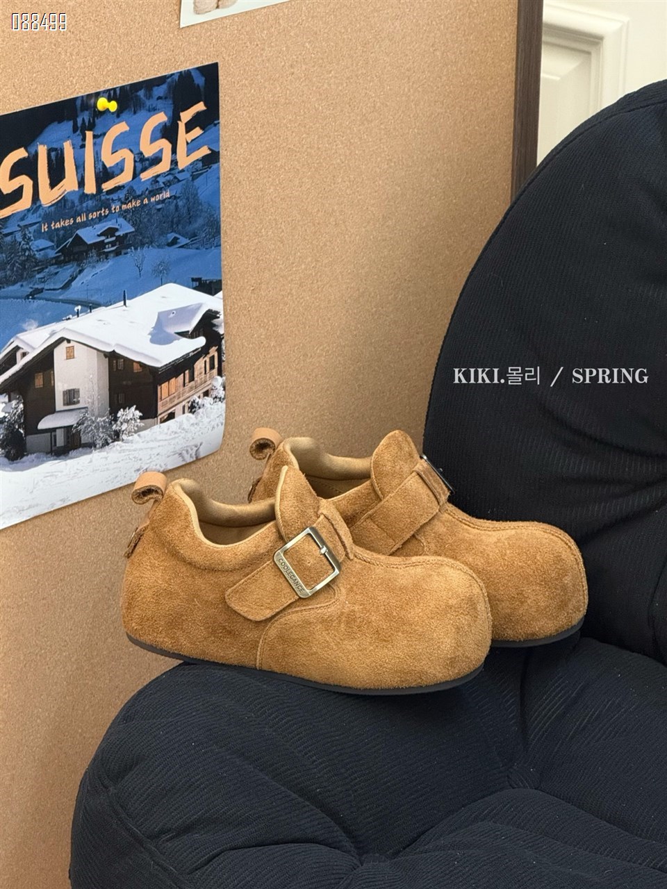 【单双可补货】新款内增高磨砂麂皮勃肯鞋豚豚汉堡王 SA2096-2