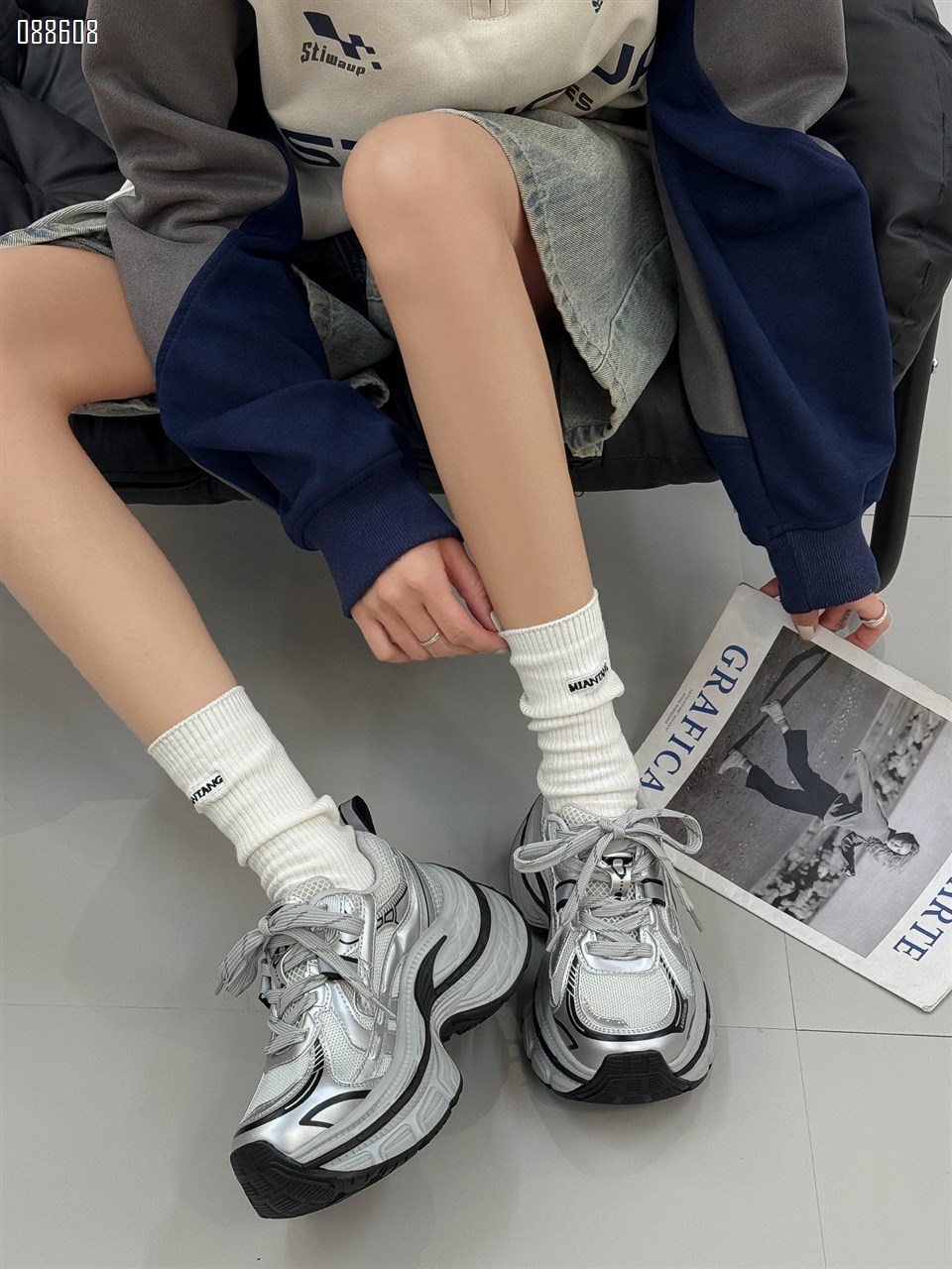 【单双可补货】新款厚底休闲鞋老爹鞋SA26032
