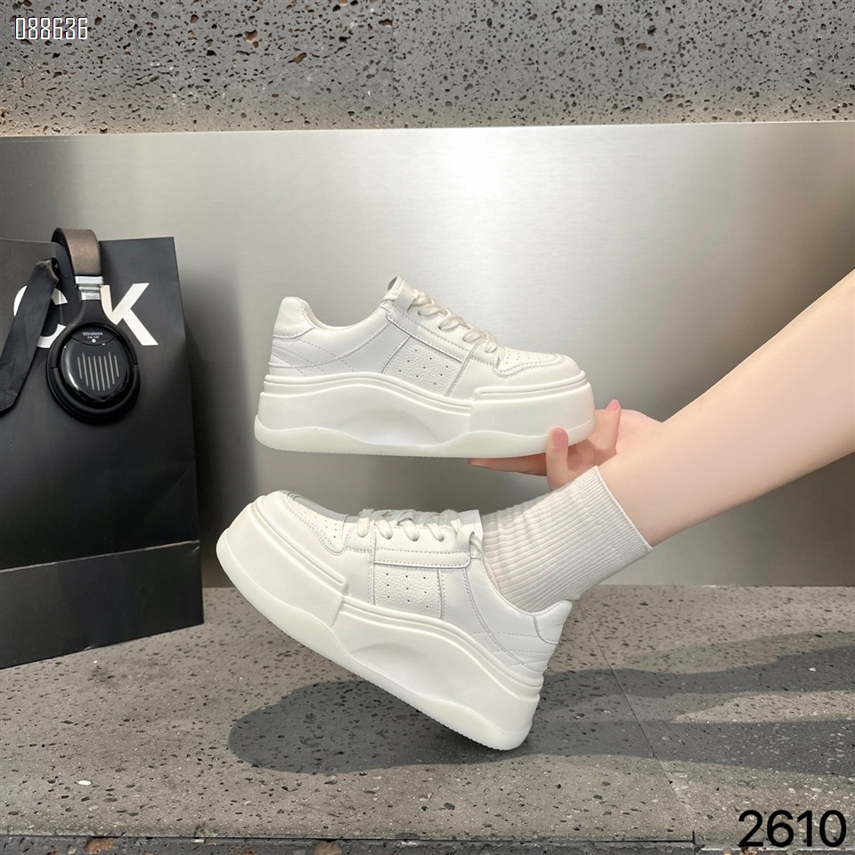 【单双可补货】新款百搭小白鞋运动鞋厚底休闲鞋SA2610