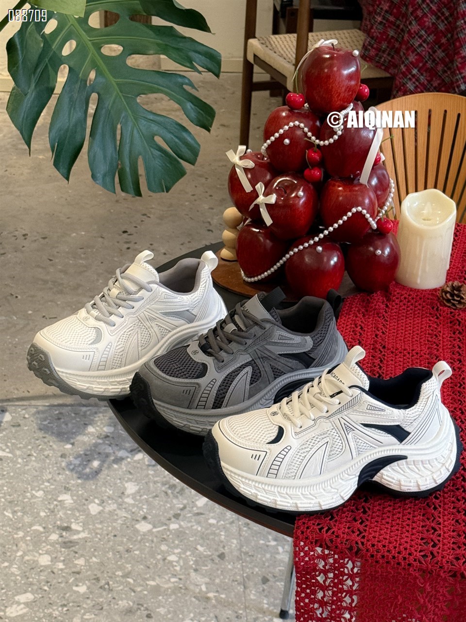 【单双可补货】新款厚底休闲鞋老爹鞋SA713
