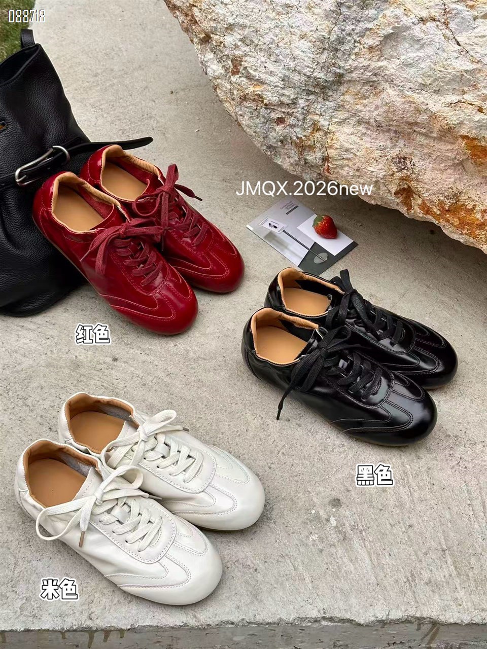 【单双可补货】新款休闲鞋真皮单鞋SAA030-52