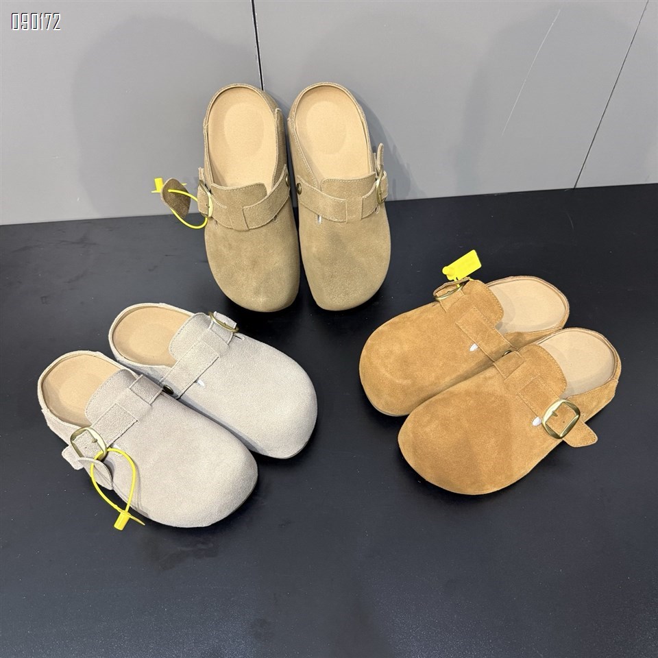 【单双可补货】新款厚底包头内增高勃肯鞋SA111