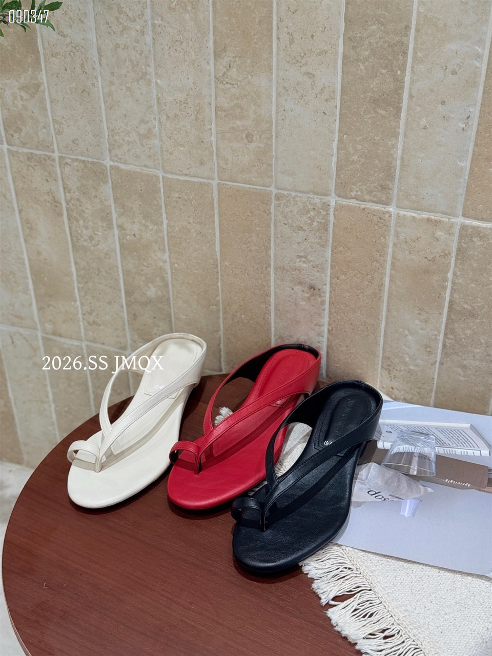 【单双可补货】新款极简夹趾拖SA2519-57