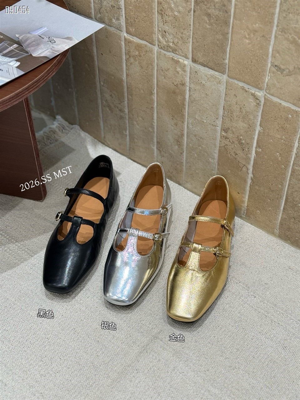 【单双可补货】新款手工系全牛皮小单鞋SA263-19