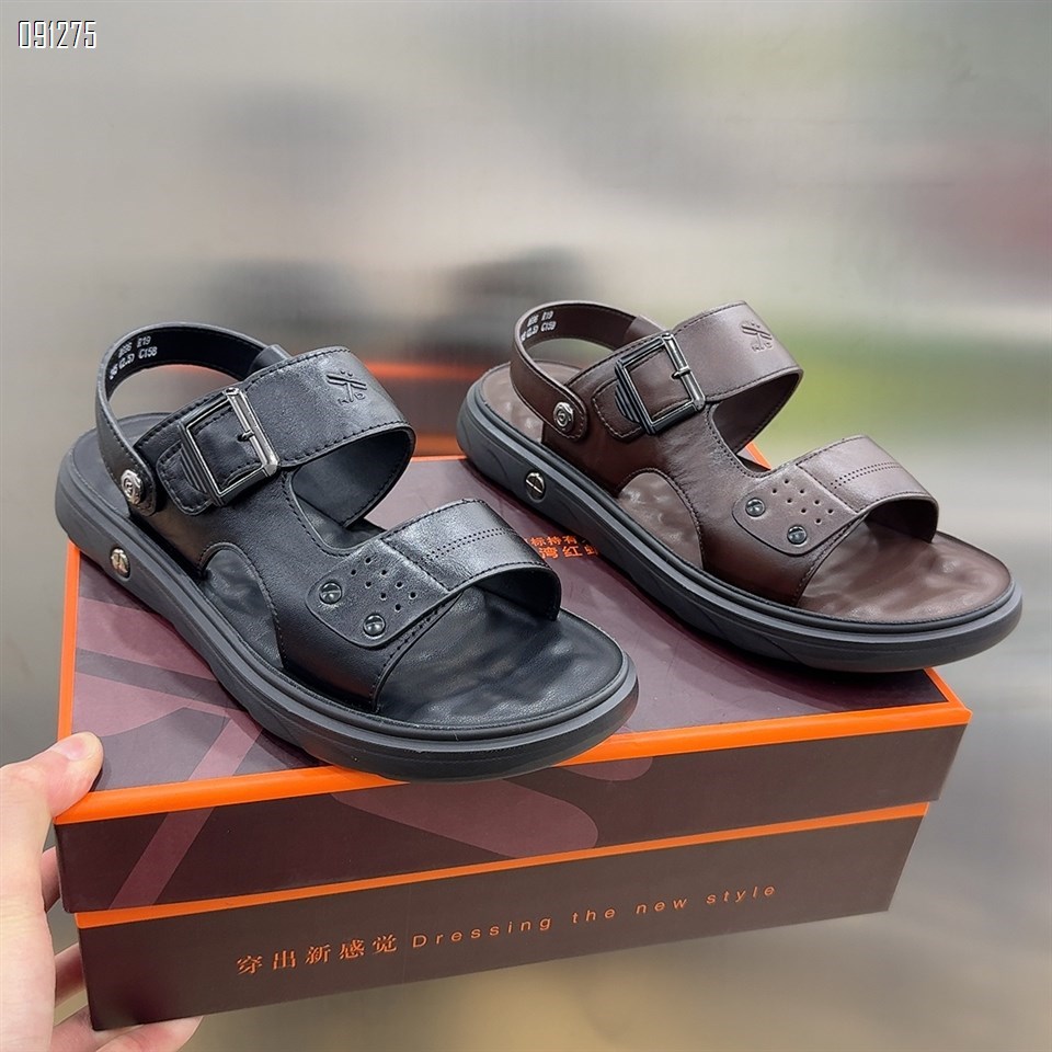 【单双可补货】新款舒适牛皮沙滩鞋SA696