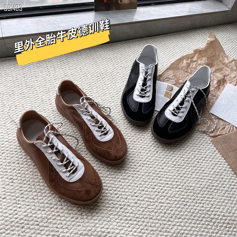 【单双可补货】新款小胎牛皮复古运动阿甘平底休闲鞋SA1251