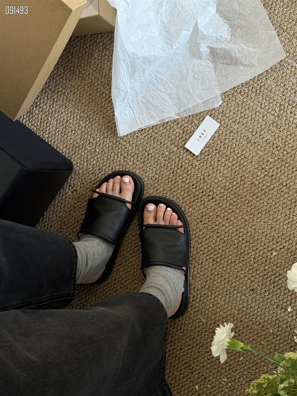 【单双可补货】新款头层牛皮拖鞋SA263-311