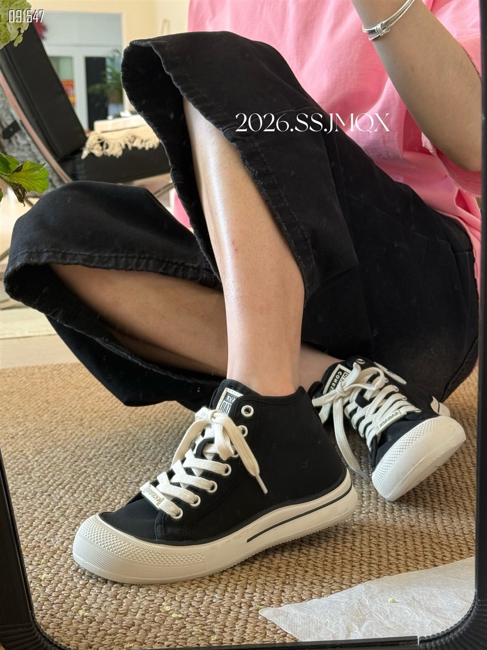【单双可补货】新款高帮小网鞋高帮休闲鞋SA6599-8