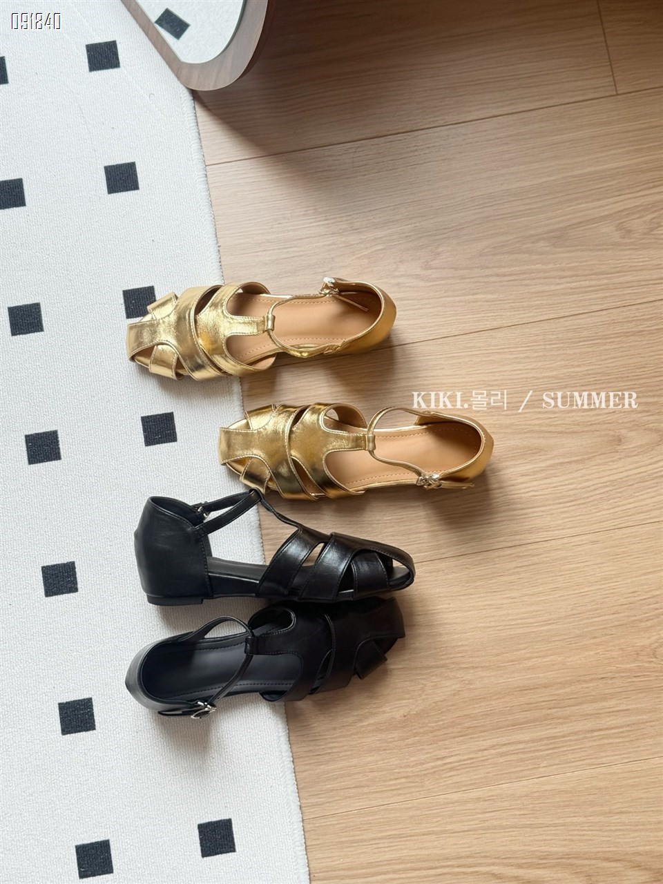 【单双可补货】新款韩系中古小金鞋SA088-1