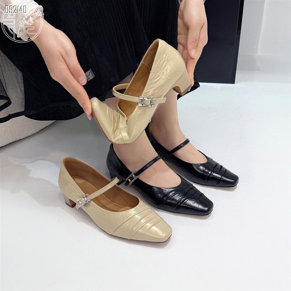 【单双可补货】新款头层牛皮浅口小单鞋SA56-36