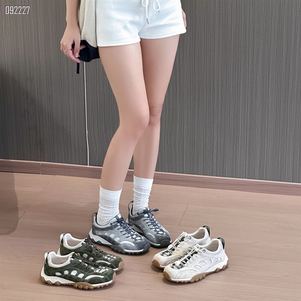 【单双可补货】新款百搭休闲鞋女厚底增高德训鞋舒适透气运动鞋SA2689