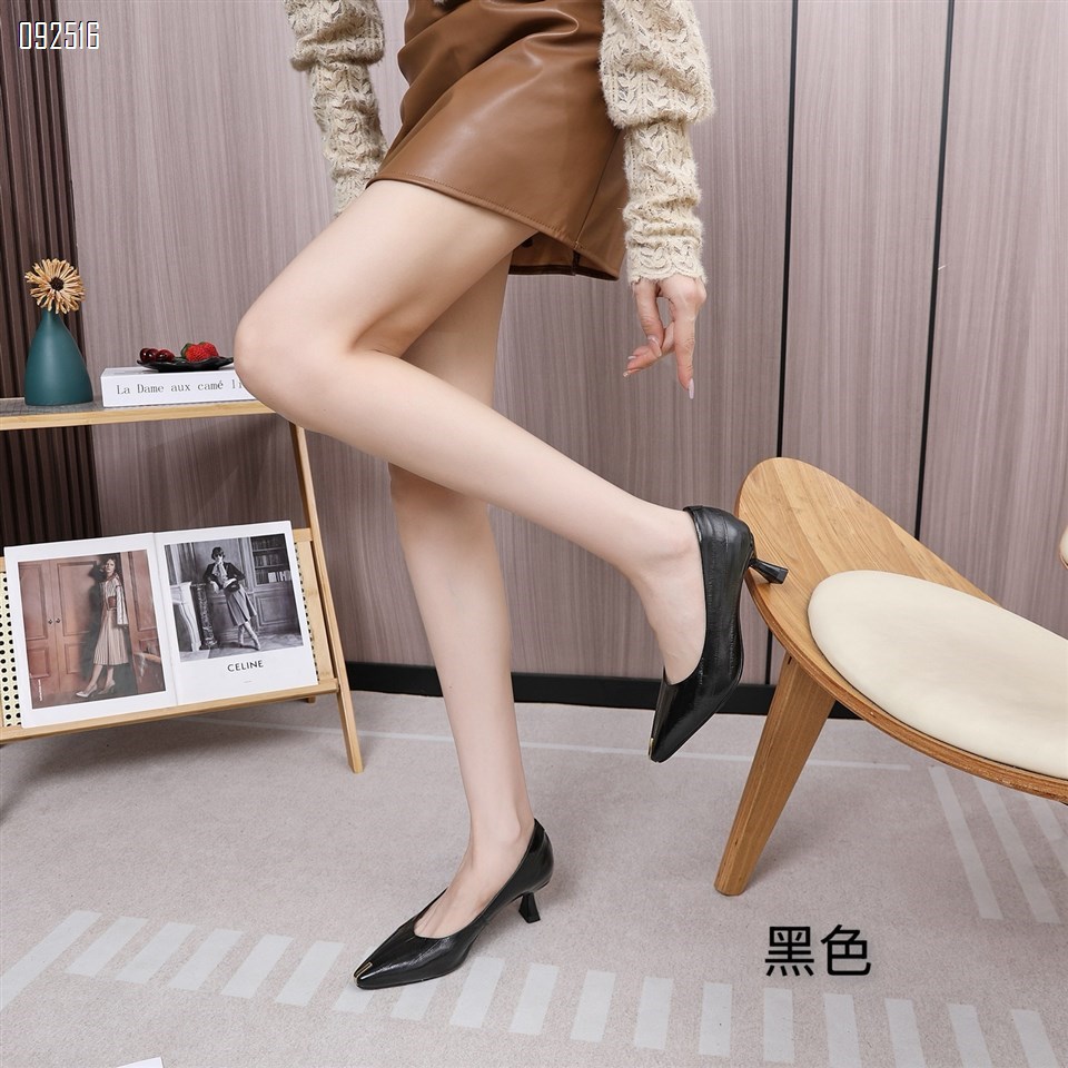 【单双可补货】新款头层压花纹牛皮单鞋SA25-62
