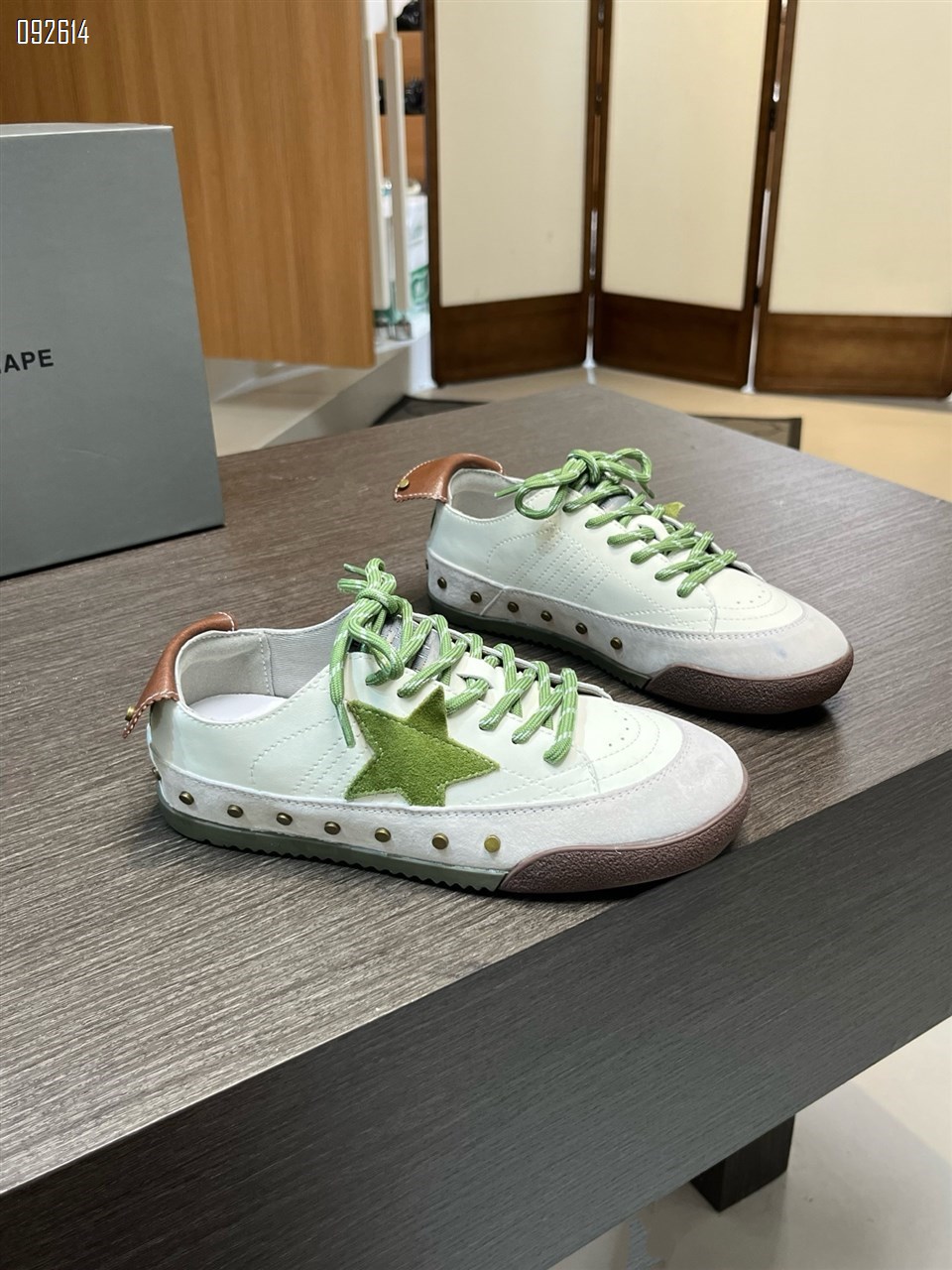 【单双可补货】新款休闲阿甘德训鞋韩版百搭系带薄底休闲鞋SA1883