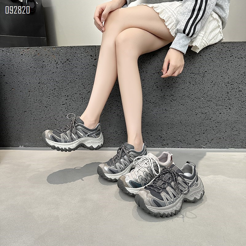 【单双可补货】新款休闲百搭老爹鞋女韩系潮鞋松糕厚底运动鞋SA630-1