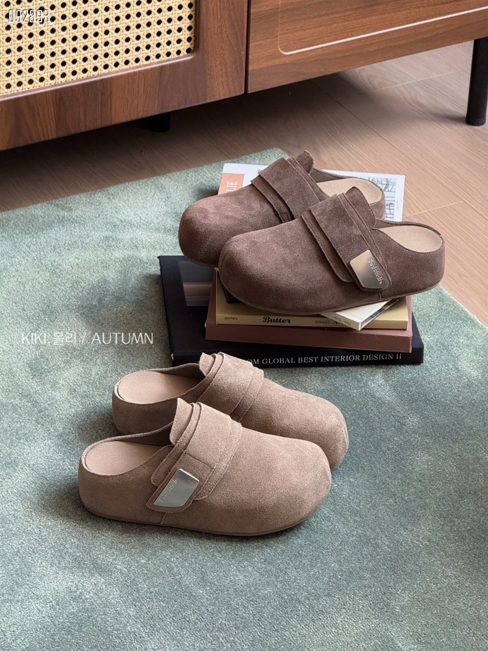 【单双可补货】新款机车勃肯拖磨砂皮拖鞋SA37026
