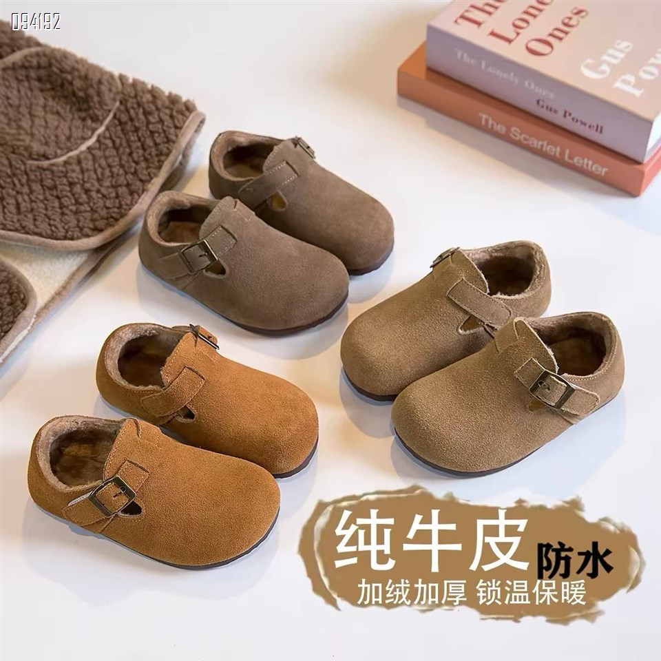 【单双可补货】新款磨砂皮博肯童鞋SA111单棉都有