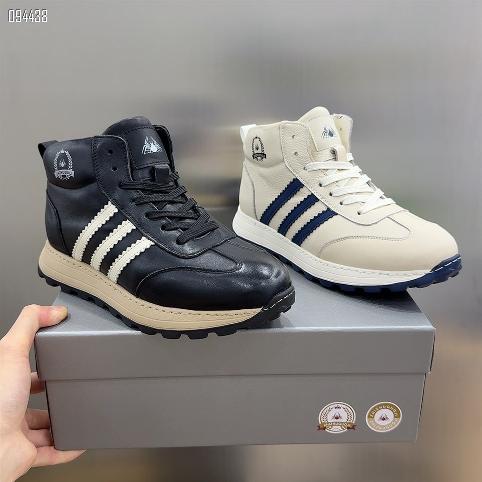 【单双可补货】新款头层牛皮高品质冬季休闲内里真羊毛运动鞋SA190