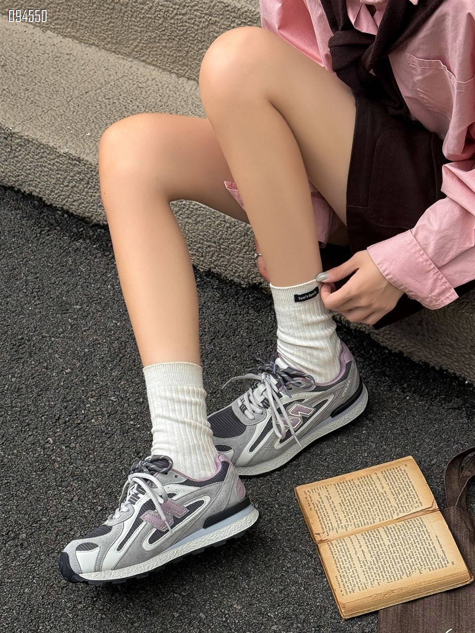 【单双可补货】新款复古拼色德训鞋休闲鞋2341