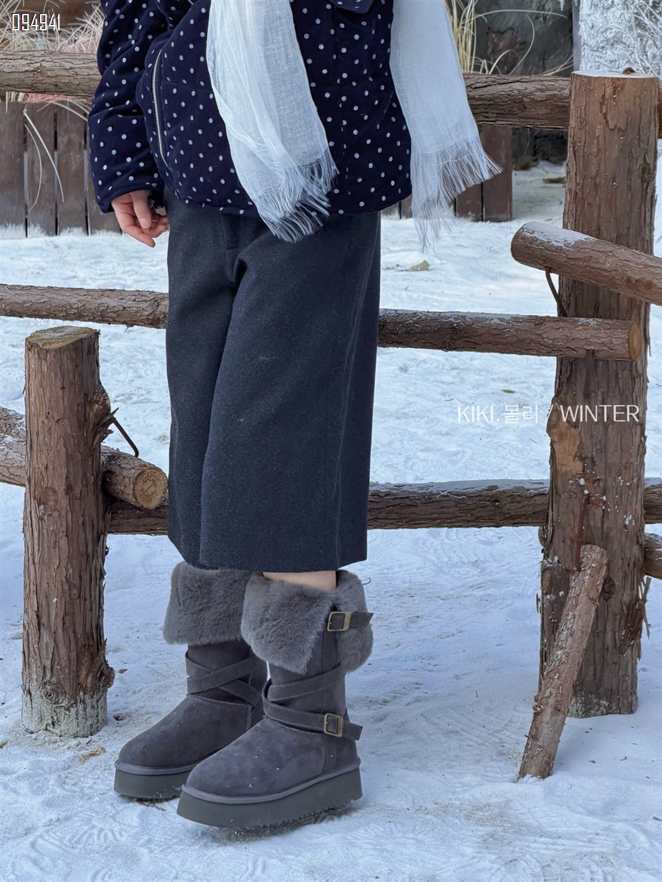 【单双可补货】新款厚底雪地靴13029